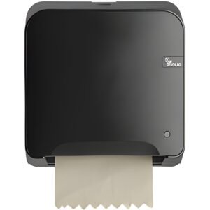 E-tissue handdoekdispenser mini matic XL zwart