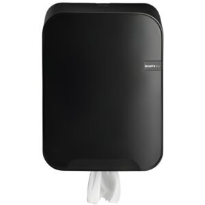 Quartz poetsroldispenser midi zwart