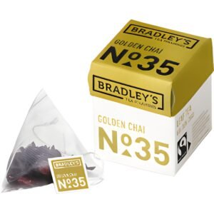 Bradley's piraminis Golden Chai, fairtrade 2gr