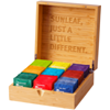 Sunleaf bamboe theekist 9 vaks