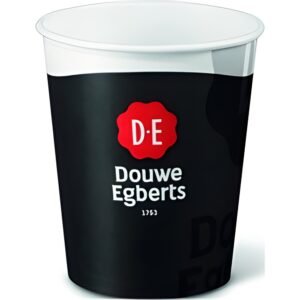 Douwe Egberts black kartonnen beker 250ml
