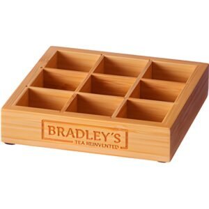 Bradley's piraminis bamboe serving tool 9 vaks