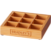 Bradley's piraminis bamboe serving tool 9 vaks
