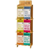 Bradley's bamboe display 6 vaks