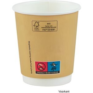 Soepbeker kraft dubbelwandig 360ml