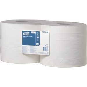 Tork poetspapier basis combi wit 2-laags 1000 vel 340m