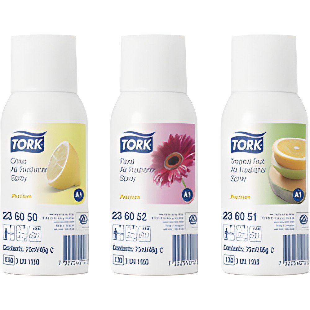 Tork luchtverfrisser spray mix pakket 3 parfums 75ml