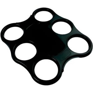 Depa Draagtray 6-gaats zwart