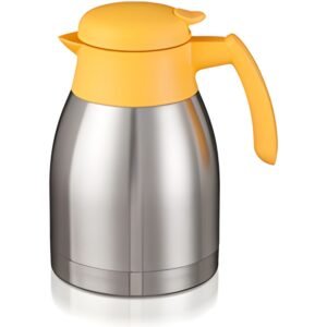 Bravilor thermoskan geel met drukknop 1,5lt