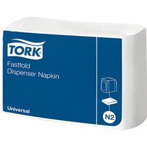 Tork dispenser servetten fastfold 1lgs wit 24x30cm