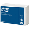 Tork dispenser servetten fastfold 1lgs wit 24x30cm