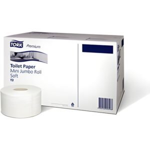 Tork premium toiletpapier mini jumbo 850 vel 2-laags