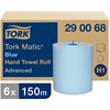 Tork Advanced handdoeken blauw 612 vel 150m