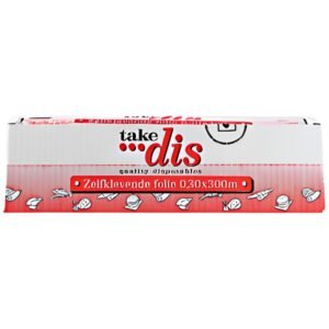 Take Dis vershoudfolie in disp. 30cm 300m