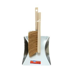 Vero stoffer+blik handveger hout+kokos blik verzinkt
