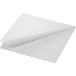 Duni servetten 3-laags wit 24x24cm