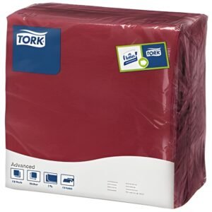 Tork servetten Bordeaux 2-laags 39x39cm