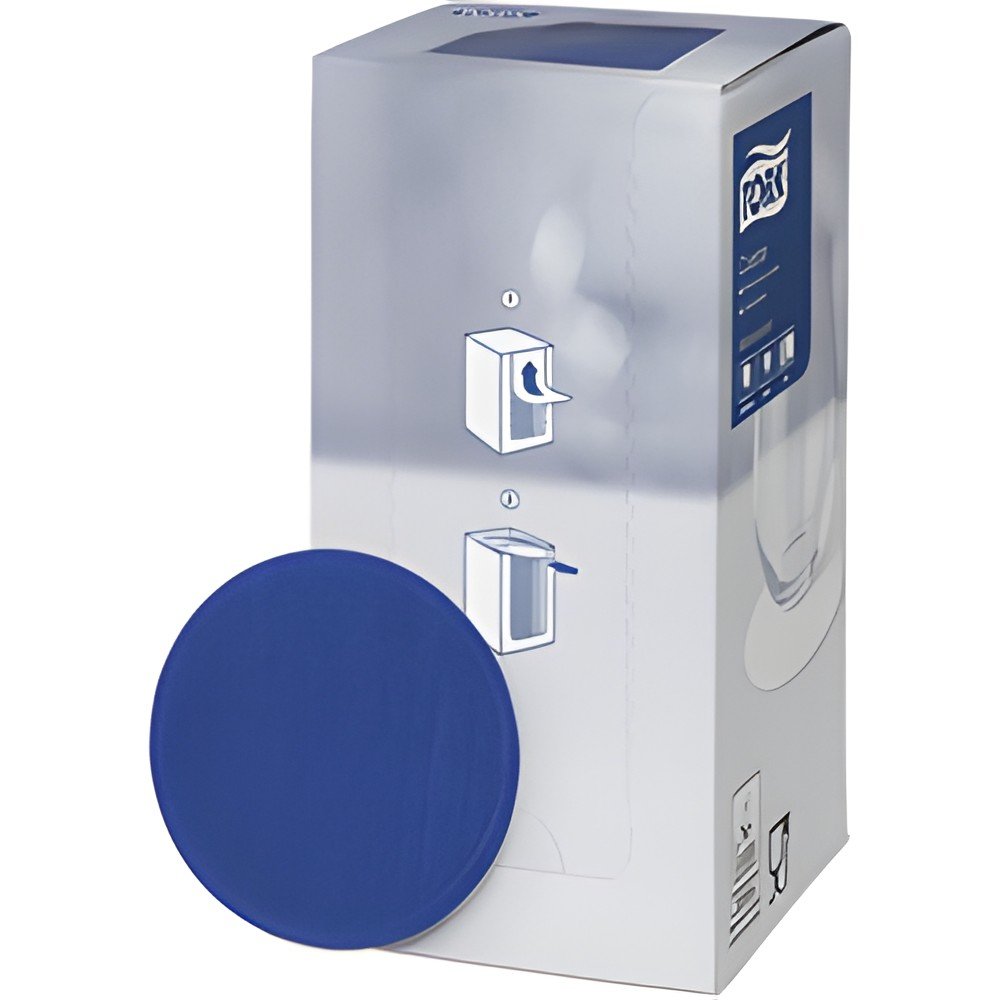 Tork onderzetters blauw 8-laags 9cm