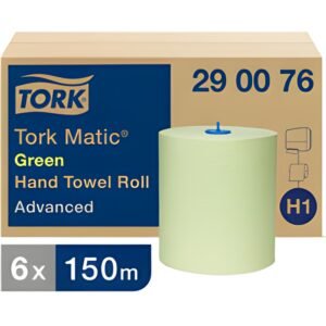 Tork Advanced handdoekrol groen 612 vel 150x21cm