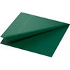 Duni servetten tissue 3-laags donker groen 40x40cm