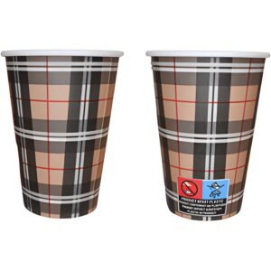 Depa Beker karton Tartan 180ml