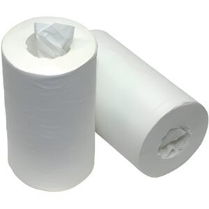 Blanco Centerfeed Poetspapier 1-laags wit zonder kern