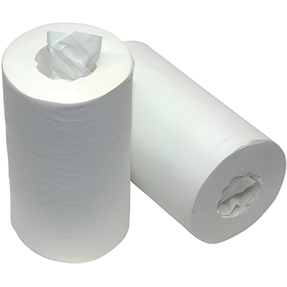 Blanco Centerfeed Poetspapier 1-laags wit zonder kern