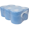 Euro Products Poetspapier blauw 2-laags 400vel 150m