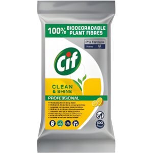 Cif Clean&Shine biologisch afbreekbare doekjes lemon
